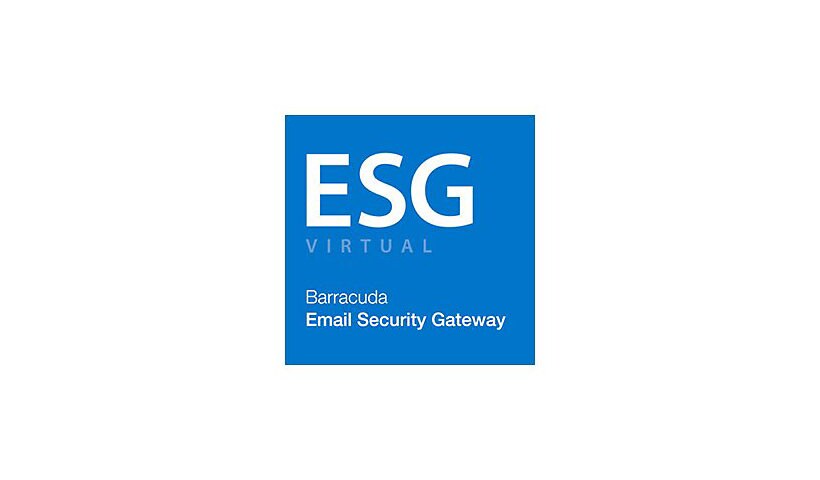 Barracuda Email Security Gateway 600Vx Virtual Appliance - subscription license (3 years) - 1 license