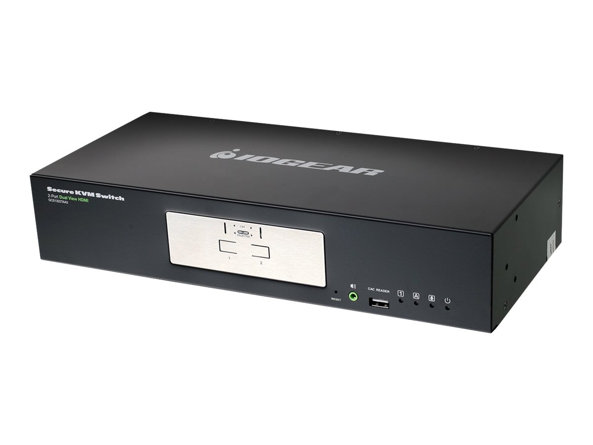 IOGEAR Dual View HDMI Secure KVM series GCS1322TAA3 - KVM switch - 2 ports