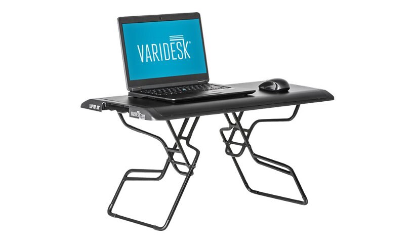 VariDESK Laptop 30 - standing desk converter - rectangular - black