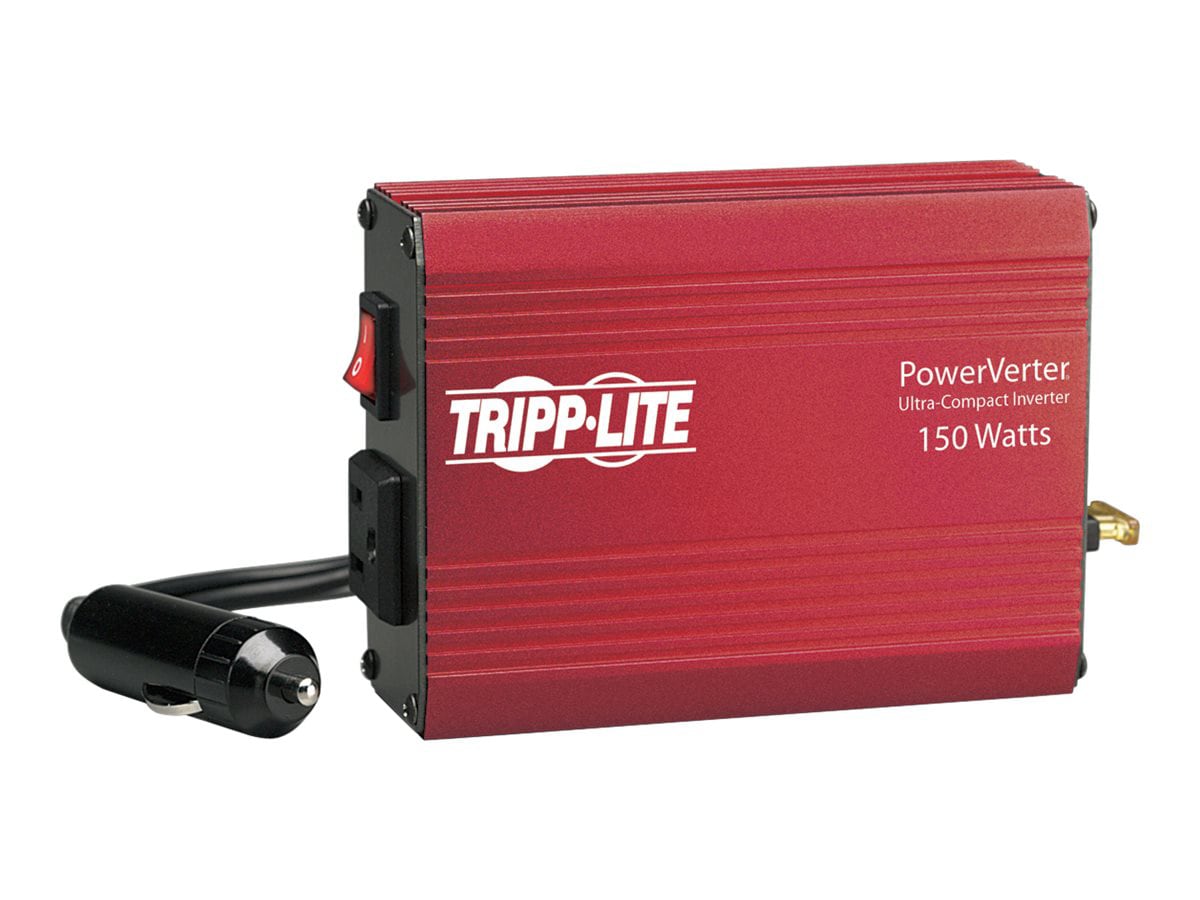 Tripp Lite Portable Auto Inverter 150W 12V DC to 120V AC 1 Outlet 5-15R - DC to AC power inverter - 150 Watt