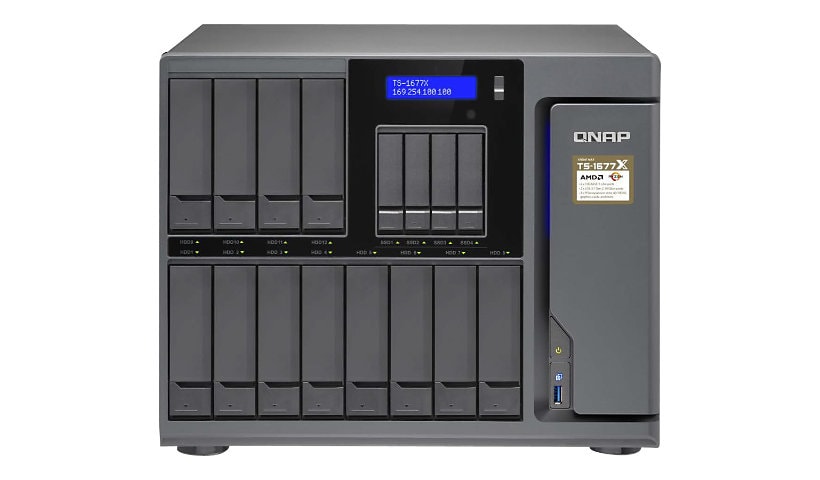 QNAP TS-1677X - NAS server - 0 GB