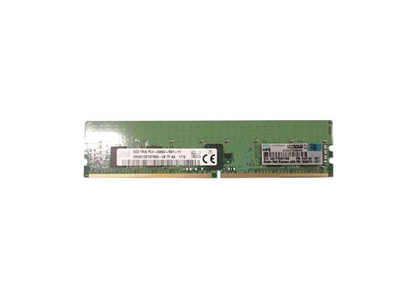 HPE SB 8GB 1RX8 PC4-26-66V-RSMART KI