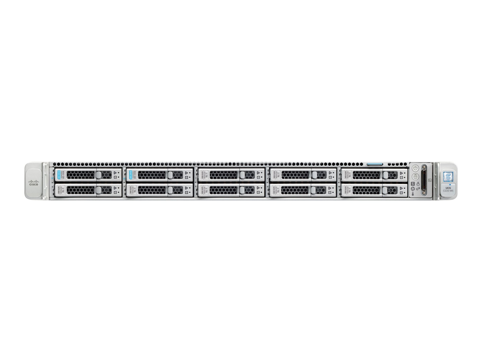 Cisco Hyperflex System HX220c M5 - rack-mountable - no CPU - 0 GB
