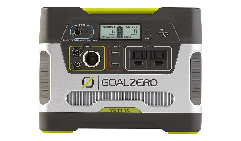 Goal Zero Yeti 400 Solar Generator - external battery pack - lead acid - 33