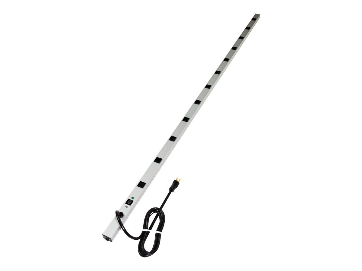 Wiremold CabinetMATE Plug-In Outlet Center 7712BCS20R - power distribution strip