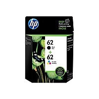 HP 62 TRI-COLOR INK CART COMBO 2PK