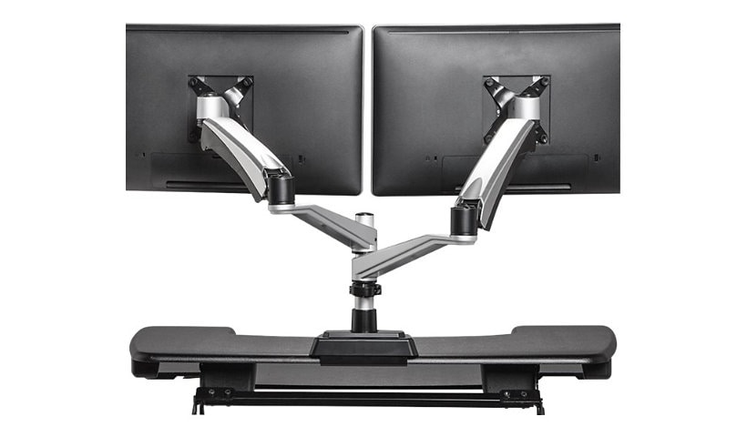VariDESK - mounting kit - for 2 monitors (adjustable arm)
