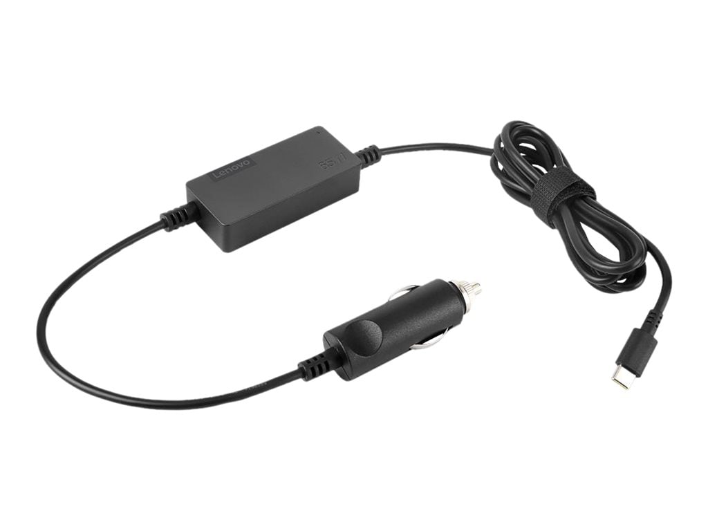 Lenovo 65W USB-C DC Travel Adapter - adaptateur d'alimentation pour voiture - 65 Watt - Lenovo Campus