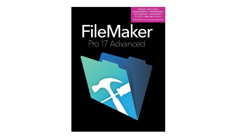 FileMaker Pro Advanced (v. 17) - box pack (upgrade) - 1 license
