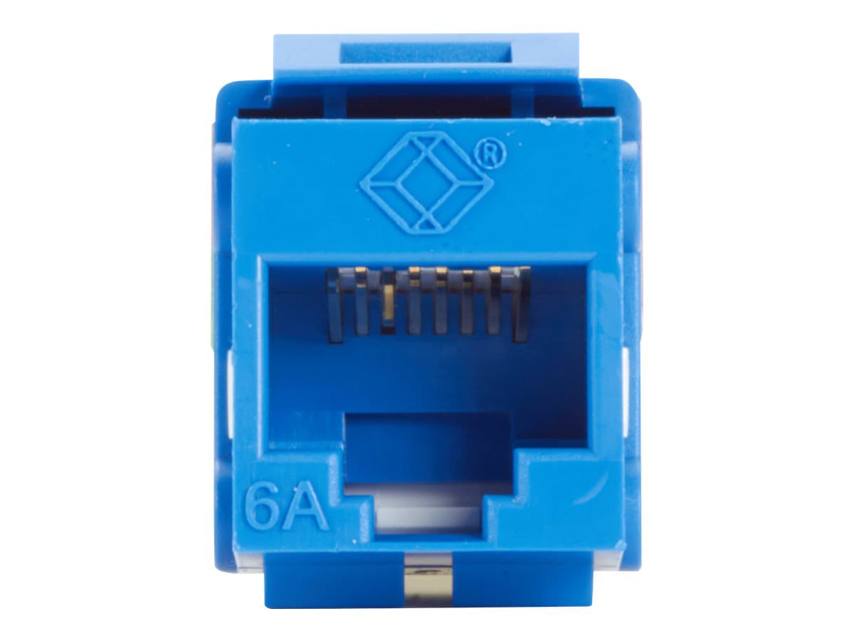 Black Box GigaTrue2 CAT6A Keystone Jack - Unshielded - modular insert