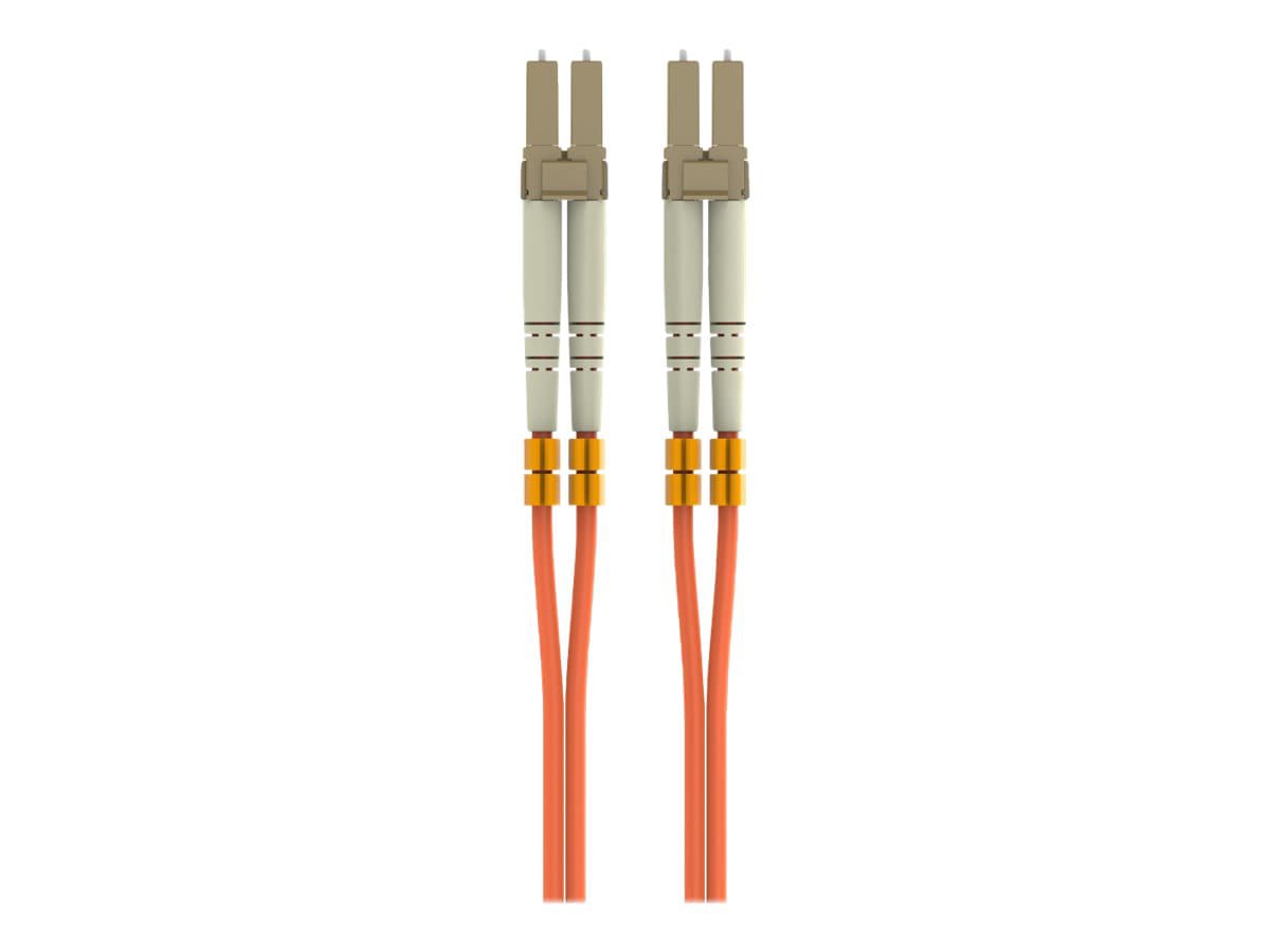 Belkin 1M Fiber Optic Cable; Orange Multimode LC/LC Duplex, 50/125 OM2 - pa