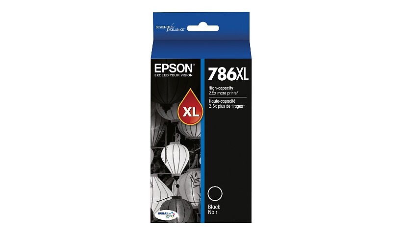 Epson 786XL With Sensor - XL - black - original - ink cartridge