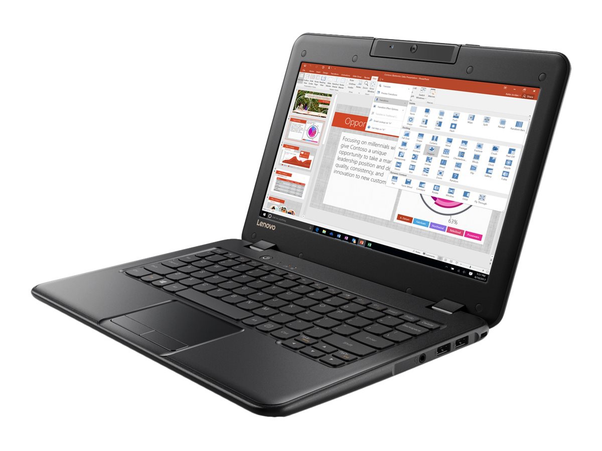 Lenovo 100e - 11.6" - Celeron N3350 - 4 GB RAM - 64 GB SSD