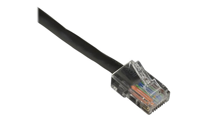 Black Box 6ft Cat5 Cat5e UTP Ethernet Patch Cable Black PVC No Boot 6'