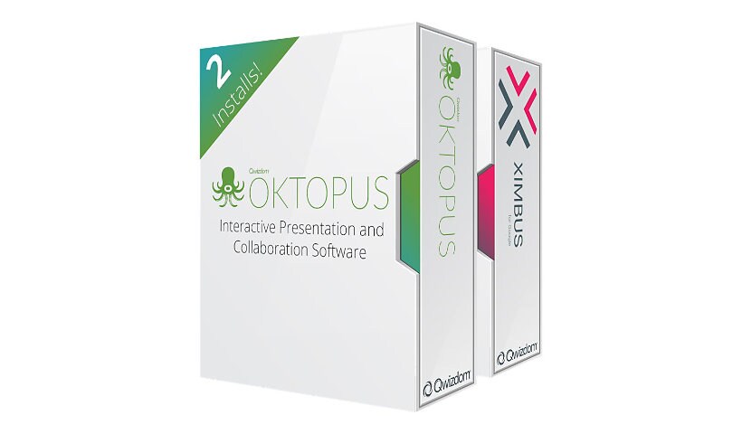 Qwizdom Ximbus - box pack (3 years) - 1 license - with Qwizdom Oktopus (2 i