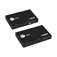 SIIG 4K HDR HDMI 2.0 & USB 2.0 Extender Over HDBaseT with RS-232 & IR - tra