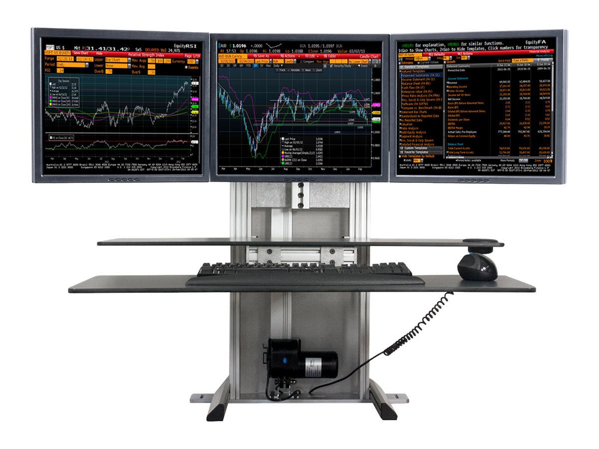 Innovative One Touch Ultra Bundle Triple - standing desk converter