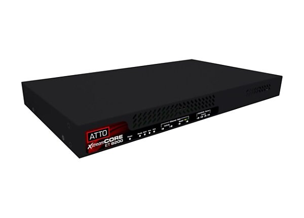 ATTO XstreamCORE ET 8200 - storage controller - SAS 12Gb/s - 40 Gigabit Ethernet
