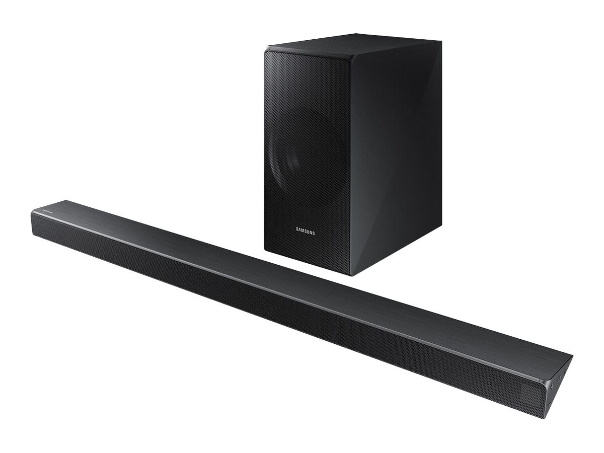 Samsung HW-N550 - sound bar system - for home theater - wireless