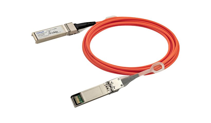 Finisar 5m SFP+ Male to Male Duplex Unshielded Fibre Optic Cable - Orange