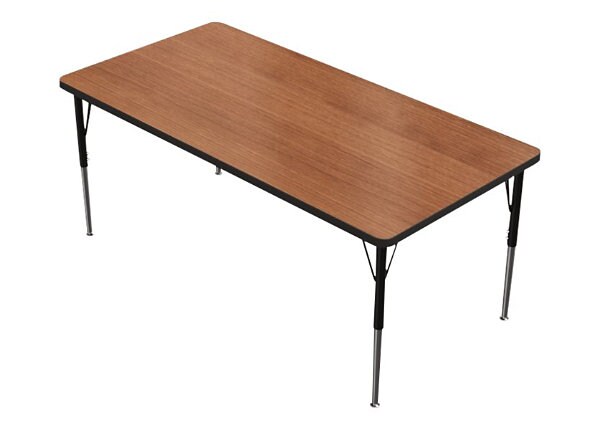 Balt 30x60" Height Adjustable Rectangle Activity Table - Purple