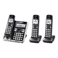Panasonic KX-TGF573S - cordless phone - answering system - with Bluetooth interface with caller ID/call waiting + 2