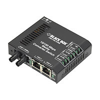 Black Box Media Converter Switch 240-VAC - fiber media converter - 10Mb LAN