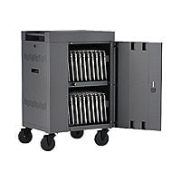 Bretford Cube Mini TVCM20PAC cart - for 20 tablets / notebooks - platinum