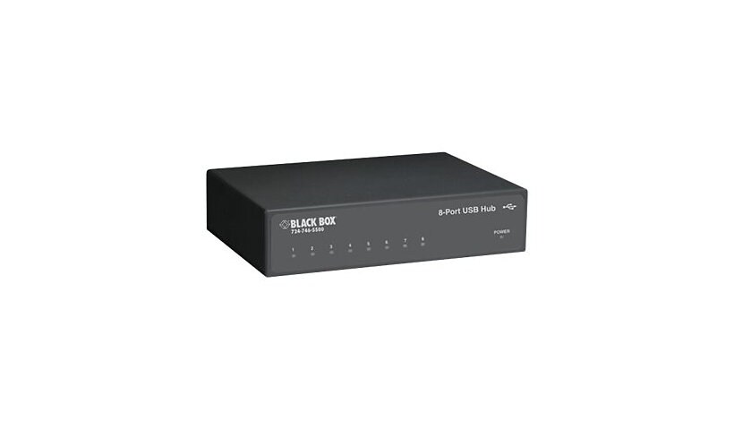 Black Box 8-Port USB Hub - adaptateur série - USB - RS-232/422/485 x 8