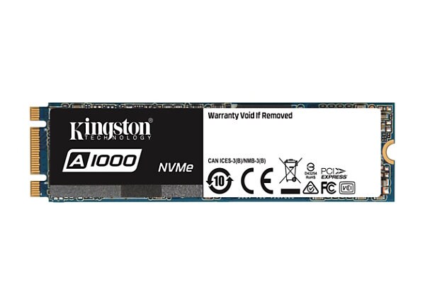 Kingston A1000 - solid state drive - 960 GB - PCI Express 3.0 x2 (NVMe)