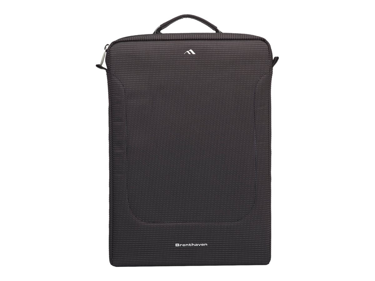 Brenthaven Tred Sleeve with Accessory Pouch for 13" Laptop - Black