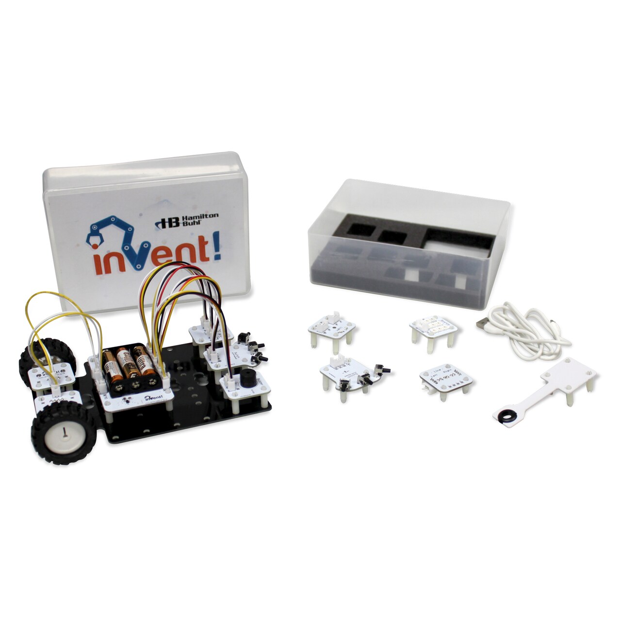 HamiltonBuhl HB Invent Kit - STEAM Education Robot Assembling and Coding