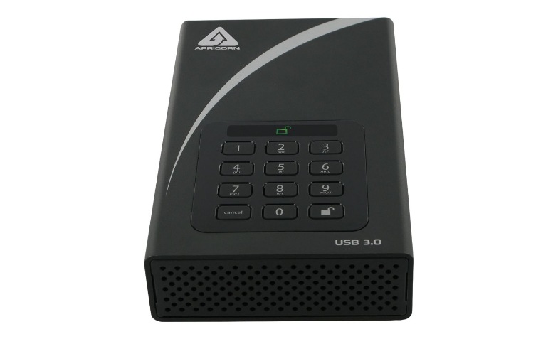 Apricorn Aegis Padlock DT ADT-3PL256F-12TB - hard drive - 12 TB