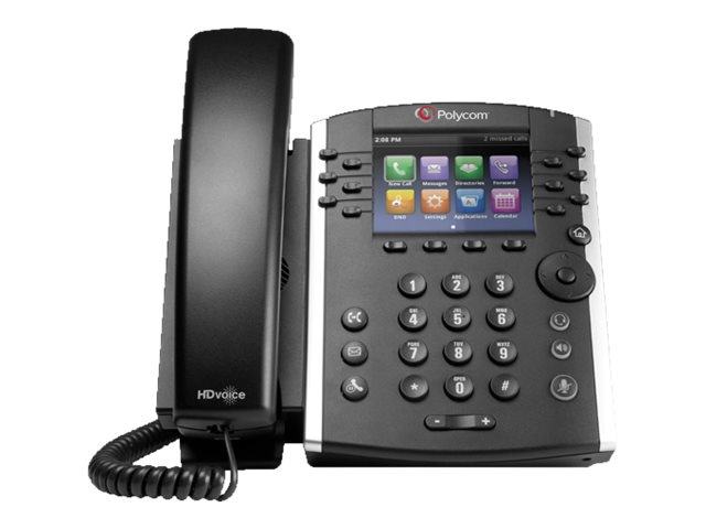 Polycom VVX 401 12-Line Desktop VoIP Business Media Phone