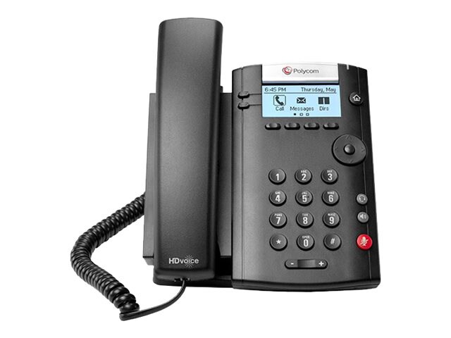Poly VVX 201 2-Line Desktop VoIP Business Media Phone