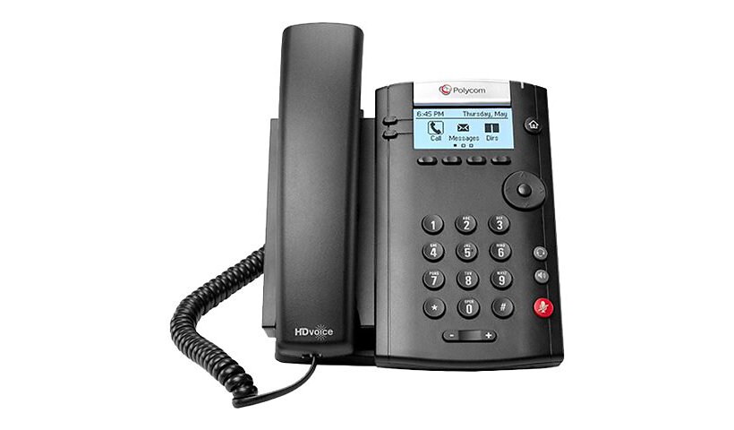 Poly VVX 201 2-Line Desktop VoIP Business Media Phone
