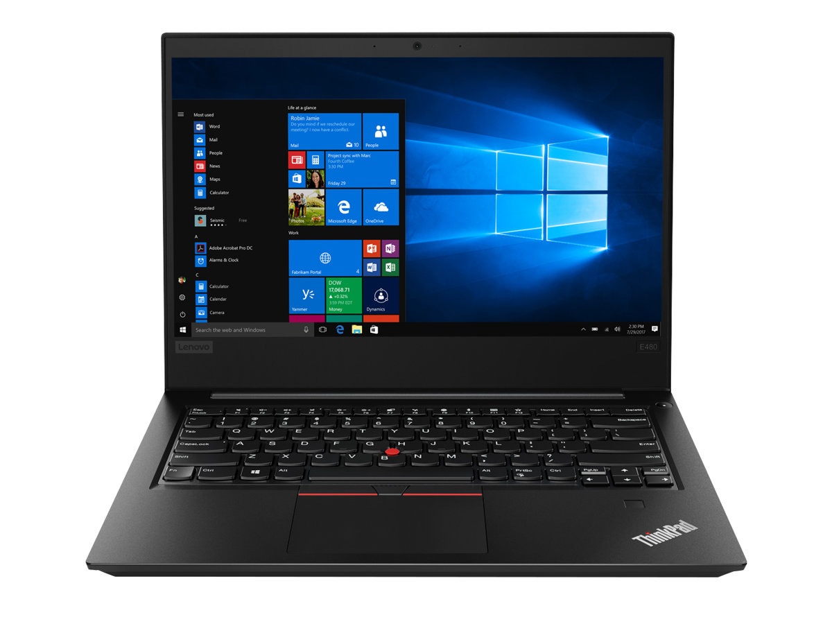 Lenovo ThinkPad E480 14" Core i3-7020U 4GB RAM 128GB SSD Windows 10 Pro