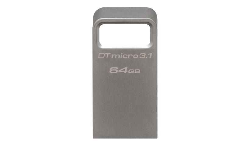 Kingston DataTraveler Micro 3.1 - clé USB - 64 Go