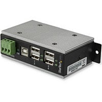 StarTech.com 4 Port USB 2.0 Hub - Industrial Mountable USB-A Hub (4 USB-A) - Extended Operating Temp