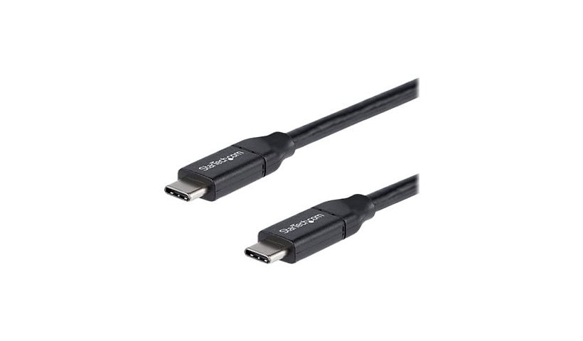 StarTech.com 2m 6 ft USB C to USB C Cable w/ 5A PD - M/M - USB 2.0 - USB-IF Certified - USB Type C Cable - USB C