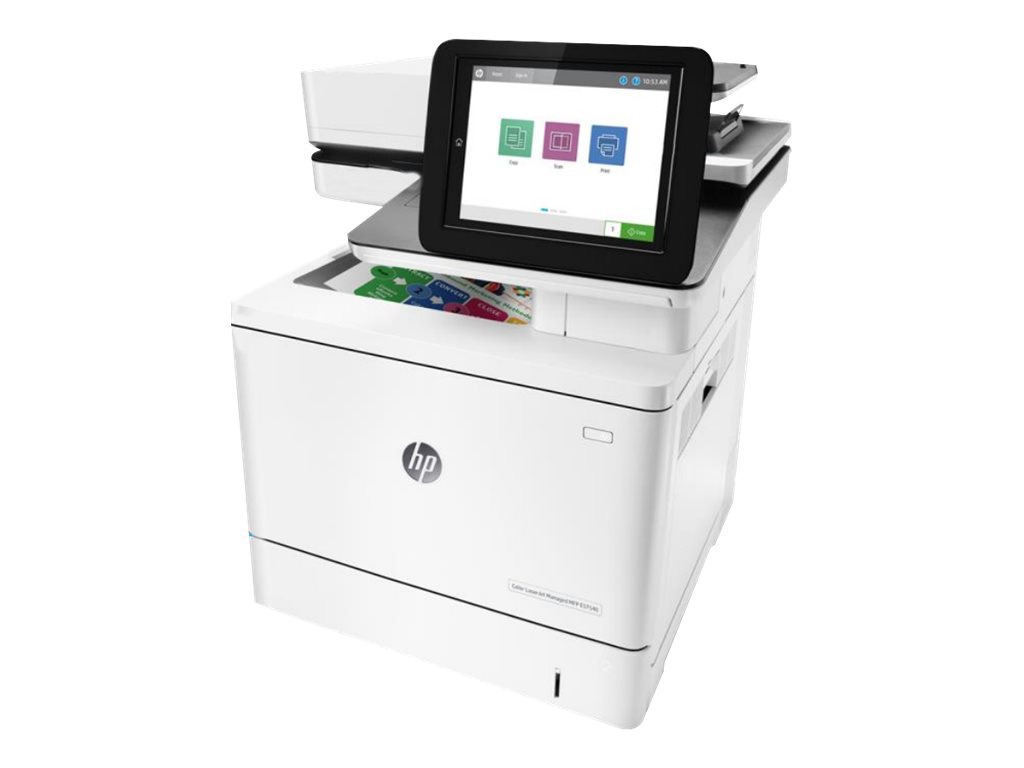 HP LaserJet Managed E57540 E57540dn Laser Multifunction Printer-Color-Copier/Scanner-40 ppm Mono/Color Print-1200x1200