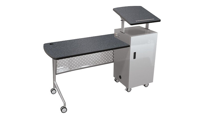 Balt Trend Height Adjustable Podium Desk - Gray