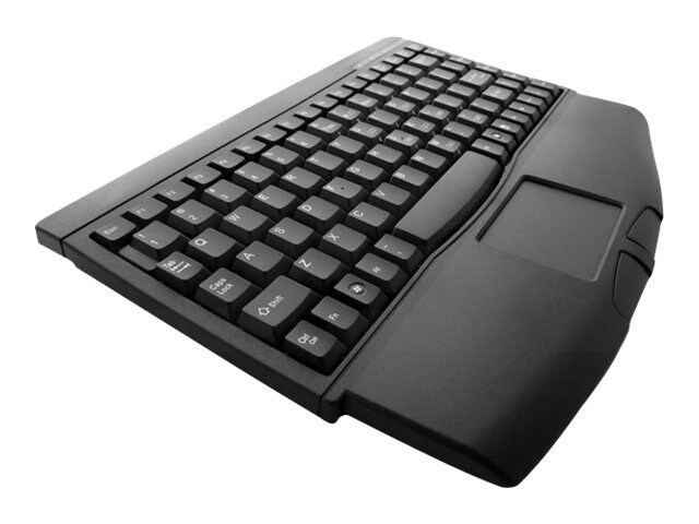 Adesso Mini-Touch Keyboard with Touchpad - USB - Black