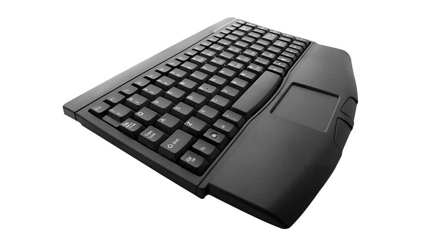 Adesso Mini-Touch Keyboard with Touchpad - USB - Black