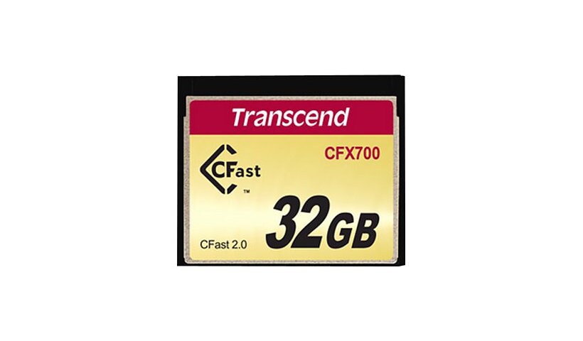 Transcend CFast 2.0 CFX700 - carte mémoire flash - 32 Go - CFast 2.0