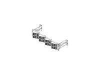 Belden AngleFlex patch panel - 2U