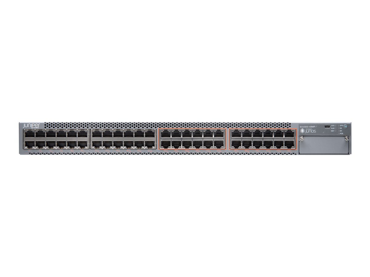 Juniper Networks EX Series EX4300-48MP - switch - 48 ports - managed - rack- mountable - EX4300-48MP - Ethernet Switches 
