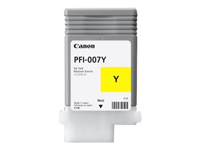 Canon PFI-007Y - jaune - original - réservoir d'encre