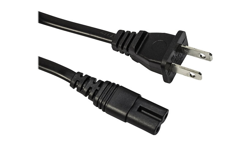 DuraCase Multi Charger AC Power Cord - power cable - power IEC 60320 C7 to NEMA 1-15