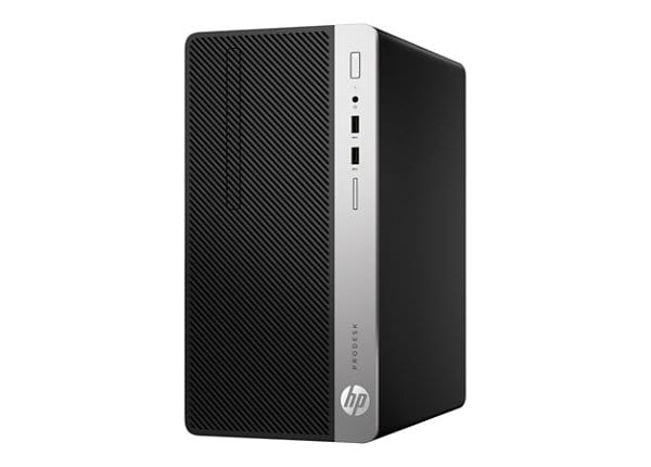 HP ProDesk 400 G5 - micro tower - Core i3 8100 3.6 GHz - 4 GB - 500 GB - US